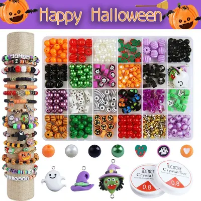Halloween Halloween gift decorative beads acrylic jewelry bracelet decorative acrylic loose beads