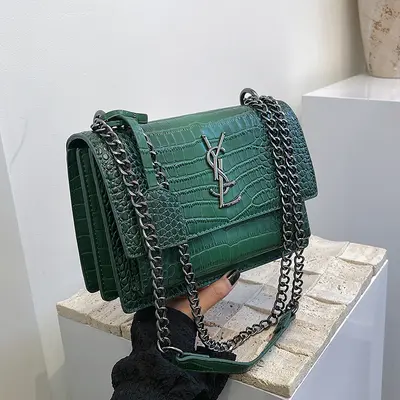 Women's 2026 Retro Chain Single-Shoulder Crossbody Bag - 11