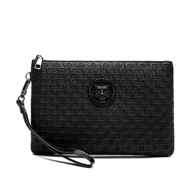 Herren-Clutch im Geflechtmuster mit Handyfach - 8