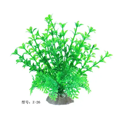 Aquarium Simulation Aquatic Plant Decoration, Plastic Artificial Seaweed Ornament - 8