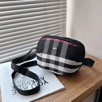 Plaid Women's Shoulder Crossbody Bag, Simple and Versatile - 6