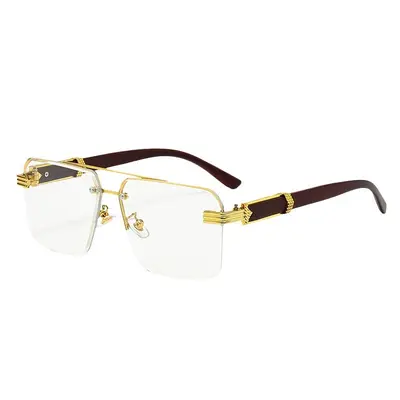 Men's Oversized Frameless Driving Sunglasses