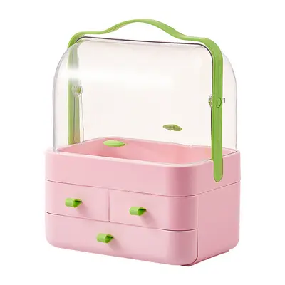 Tragbarer Kosmetik-Organizer mit Deckel - 7