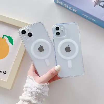 Apple iPhone 17 Pro Max uyumlu manyetik kılıf, 17 HD şeffaf, iPhone 16 Plus tam kaplı, 15 koruma kapağı