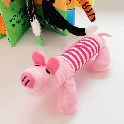 Plush Duck Cat Toy with Sound Self-Play