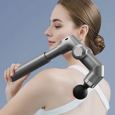 Electric Telescopic Massage Gun, Foldable - 3