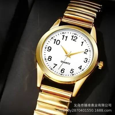 Seniorenarmbanduhr, große Ziffern, Nachtleuchtfunktion, Quarzwerk - 10