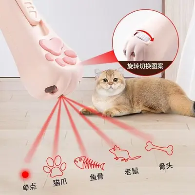 Wiederaufladbares Katzenspielzeug mit Infrarot-Laserpointer - 2