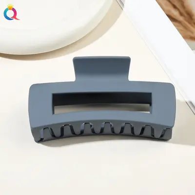 Qiyue Amazon Büyük Firkete Buzlu Saç Tokası Kore Tarzı Saç Tokası Köpekbalığı Klip Saç Aksesuarları Toptan - 8
