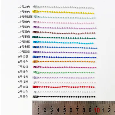 Makronenfarbene lackierte Rundperlenkette, DIY-Schmuckmaterial