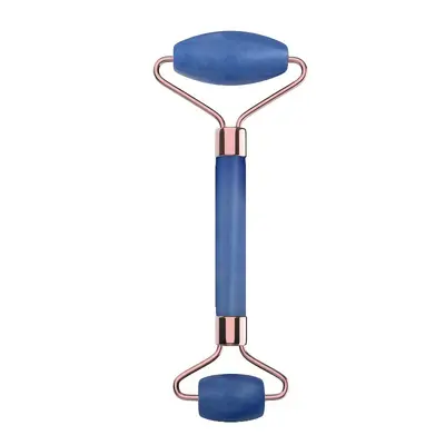 Grenzüberschreitender Lagerbestand Blauer Dongling-Jade-Roller Gua Sha Board Manueller Kugelmassagegerät Gesichts-Meridian-Massagegerät - 7