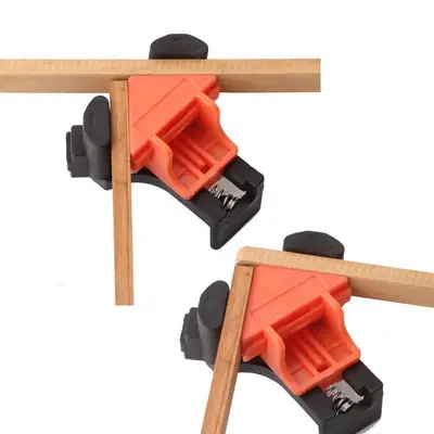 Plastic Right-Angle Woodworking Clamp for Quick Fixing