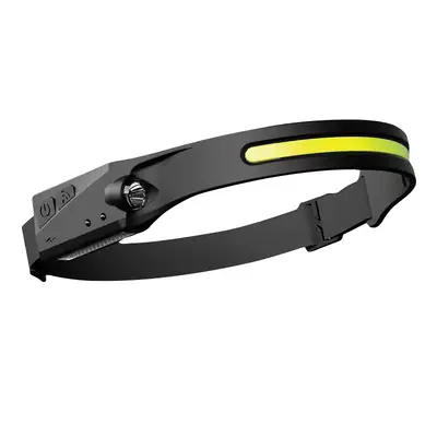 Sensor Silicone Headlamp, USB Rechargeable, COB Red Light, for Cycling and Running - 7