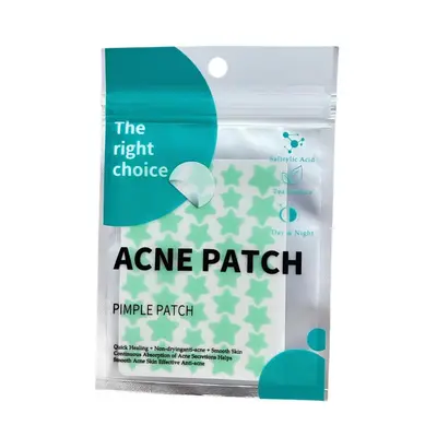 Star Hydrocolloid Acne Patch, Makeup-Compatible, Pus-Absorbing - 11