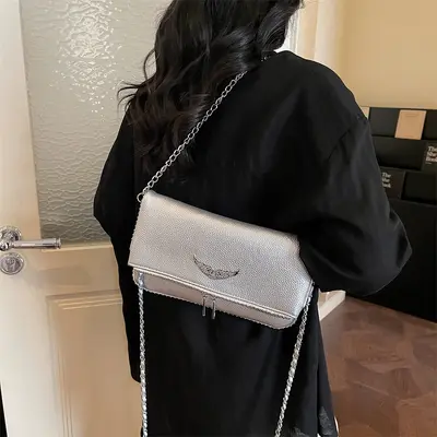 Light Luxury Small Women's Bag with Chain Strap - 3