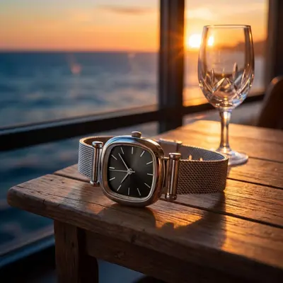 Hochwertige, trendige Instagram-Style Cross-Border-Mode-Damenuhr mit elegantem und kompaktem Charakter, Großhandels-Damenuhr mit Mesh-Armband. - 8