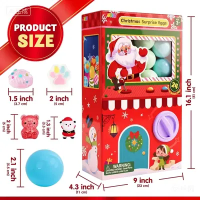 Gachapon Squishy Toys Advent Calendar with Gacha Capsule Machine