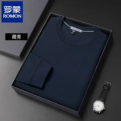 Men's Round Neck Long Sleeve Sweatshirt, Spring 2026 - 7