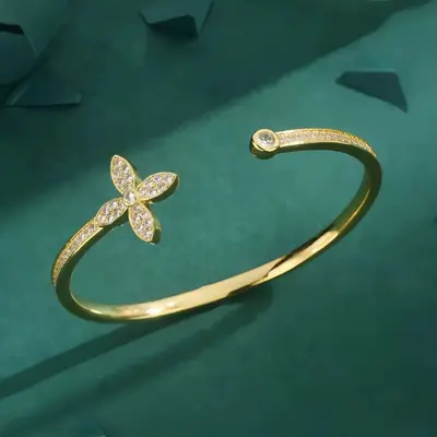 Strass-Armband mit schlichtem Design - 12