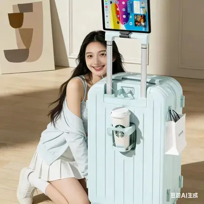 20-Inch Lightweight Trolley Case with Combination Lock
