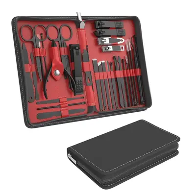 Nagelkunst-Werkzeugset 30-teilig mit Reißverschluss-Etui - 7