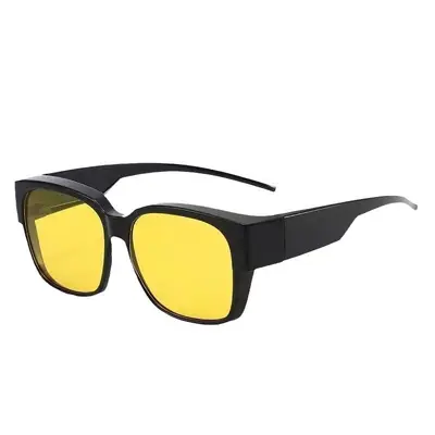 Polarized Men's Sunglasses, Anti-UV, Large Frame, Clip-On - 8
