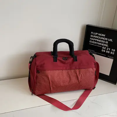 Kurztrippen-Reisetasche für Damen, leicht, multifunktional, Umhängesporttasche, Fitnesstasche, Handtasche, Geschäftsreisetasche mit großem Fassungsvermögen, Aufbewahrungstasche, Gepäcktasche - 12
