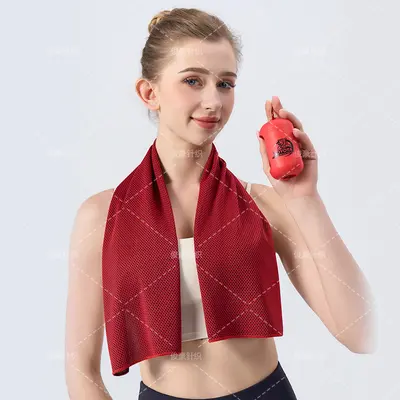 Mini silikon seti yaz soğuk hissi hızlı kuruyan buz tatlı koşu bisiklet sudleme havlusu spor soğutma havlusu toptan - 12