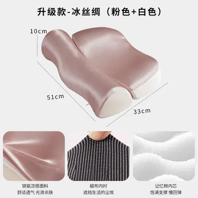 Memory-Foam-Kissen mit langsamer Rückfederung und Nackenstütze - 12