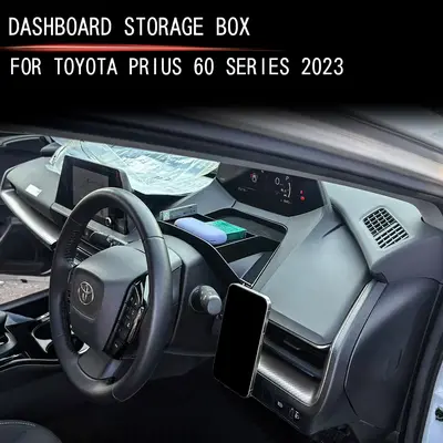 2023 Toyota Prius 60 Serisi Gösterge Paneli Saklama Kutusu, Manyetik Telefon Tutucu