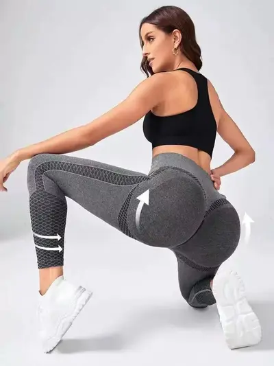 Women's Quick-Dry Breathable Running and Yoga Pants, Multi-Color - 8