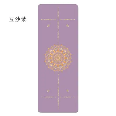 PU Yogamatte Naturkautschuk mattiert Kokosfaser rutschfest Profi - 9
