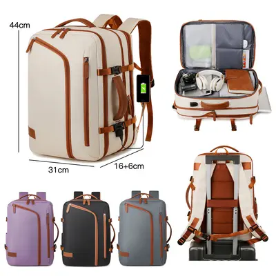 15.6-Inch Expandable Business Backpack, Multifunctional - 3