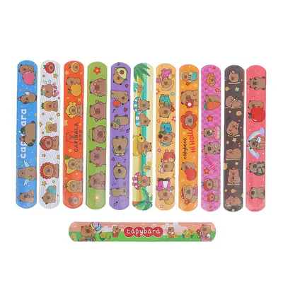 Kapibara Steckring-Armband aus PVC für Kinder, Partygeschenk