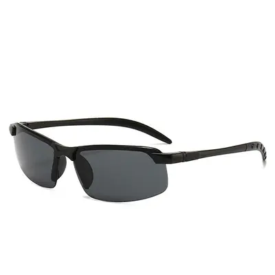 Eckige UV-Schutz-Sonnenbrille im Modestil, unisex - 9