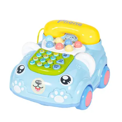 Kids Educational Toy Phone with Light and Sound Whack-a-Mole Music Learning Machine