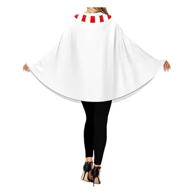 Adult Christmas Costume, Party Coat with Cape