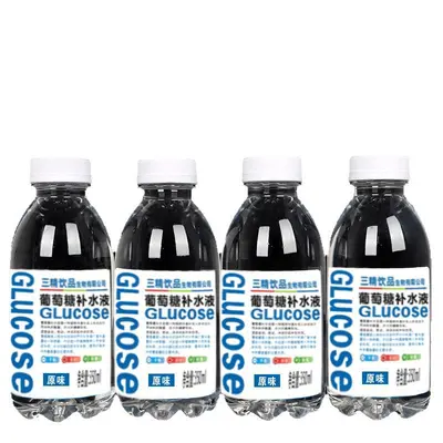 葡萄糖补水液350ml*12瓶24瓶整箱运动健身蜜桃柠檬口味饮料