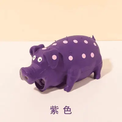 Squeaky Pig Dog Toy, Durable and Chew-Resistant - 9