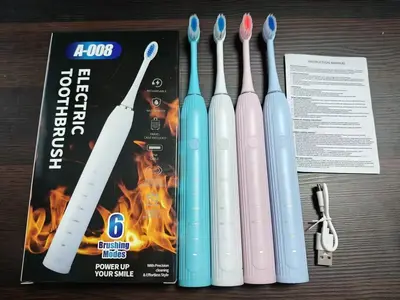 Smart Rechargeable Ultrasonic Electric Toothbrush Waterproof - 9
