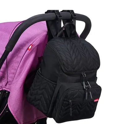 Large Capacity Baby Diaper Backpack with Wet and Dry Separation