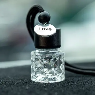 Fragrance Rearview Mirror Car Perfume Bottle, Hanging Essential Oil Bottle - 7