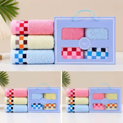 Cotton towel gift box set, 100% cotton, weddings and special occasions - 9