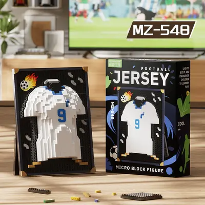 Fußball-WM-Figuren-Bausteinset, 6 Teile - 13