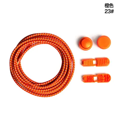 Reflektierende elastische Schnürsenkel ohne Binden, 3 mm Elastikseil, farbig - 8