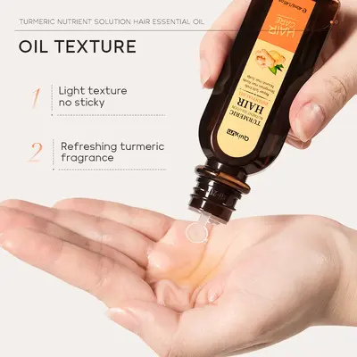 Turmeric Hair Care Oil 40ml, Smoothing, for Dry Hair - 4