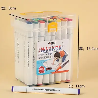 Water-based marker pen set, 36 pens for art and drawing - 7