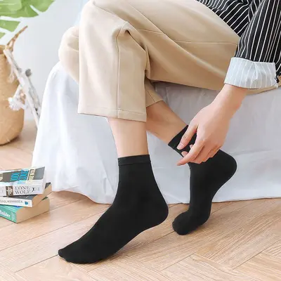 Men's Short Socks, Deodorizing, Sweat-Absorbing, Breathable, Low-Cut for Spring and Summer - 12