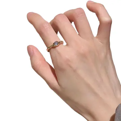 Flower butterfly ring, Chinese style, versatile - 6