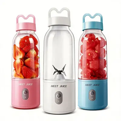 Electric juice maker, rechargeable, 500 ml, portable